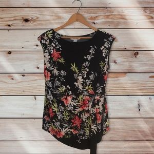 White House Black Market Asymmetrical Tank Top